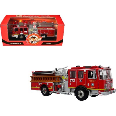 KME Predator Fire Engine #172 "LAFD" Red "5 Alarm" Series Limited Edition to 750 pieces 1/64 Diecast Model by Iconic Replicas