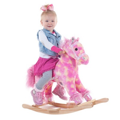 happy trails plush rocking horse