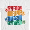 KidsHarry Potter Tee- House Names in bright colors on white - 2 of 3