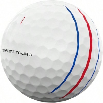 Golf Chrome Tour Golf Balls,New Hyper Fast Soft Core produces exceptionally fast ball speeds for longer distance.