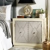 Erin 2 Door Chest - Antique Beige/Light Grey - Safavieh - 3 of 4