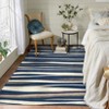 Washable Modern Rug Non Slip Low Pile Rug Soft Contemporary Throw Floor Cover Foldable Indoor Carpet for Living Room Bedroom Playroom Nursery - 4 of 4