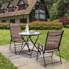 Costway  2PCS Outdoor Patio Folding Chair Camping Portable Lawn Garden W/Armrest - image 4 of 4