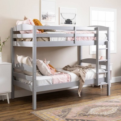 solid wood bunk beds twin over twin