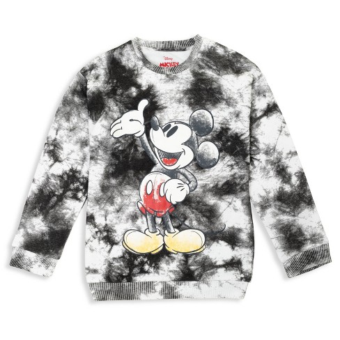 Disney Sudadera Mickey & Friends Mickey Floral Outline, Negro 