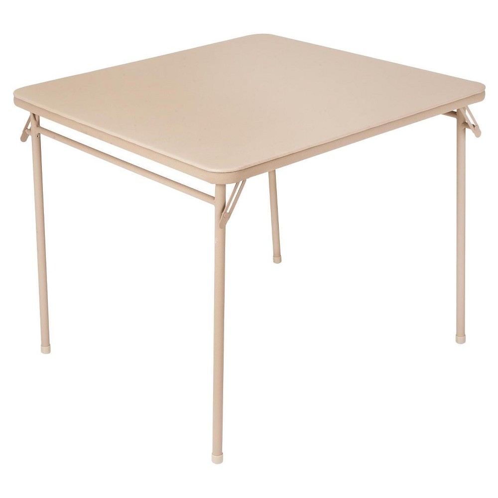 Cosco 34" Vinyl Top Folding Table, Multiple Colors