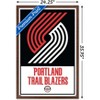 Trends International NBA Portland Trail Blazers - Logo 21 Framed Wall Poster Prints - 3 of 4