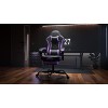 Vynxaria Ergonomic Gaming Chair with Footrest & Massage Lumbar Support - 300lb Max Capacity - 2 of 4