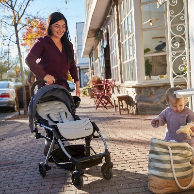 Safety 1st Easy-Fold Compact Gray and Black Stroller