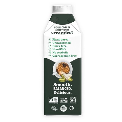 nutpods Unsweetened Pistachio Coffee Creamer - 25.4 fl oz