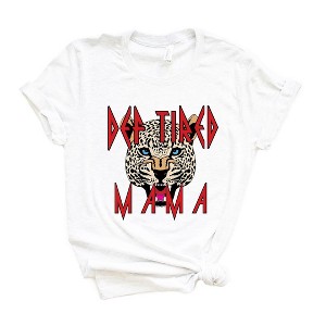 Simply Sage Market Women's Def Tired Mama Short Sleeve Graphic Tee - 1 of 3