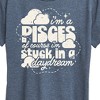 Women's - Instant Message - I'm A Pisces Daydream Short Sleeve Graphic T-Shirt - 2 of 4