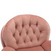 TOAOTBNBO Upholstered Lazy Bedroom Chair with Ottoman, Oversized Lounge Chair for Adults Single Sofa Sleeping Accent Chair with Footrest - 4 of 4
