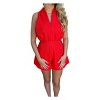 Women's HALTER NECK ROMPER - GLAM - image 2 of 3