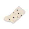 Anna-Kaci 3-Pack Women's Crew Socks with Allover Bow Embroidery and Ribbed Texture - 4 of 4