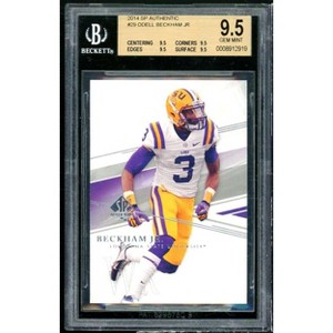 Odell Beckham Jr. Rookie Card 2014 SP Authentic #29 BGS 9.5 (9.5 9.5 9.5 9.5) - 1 of 2