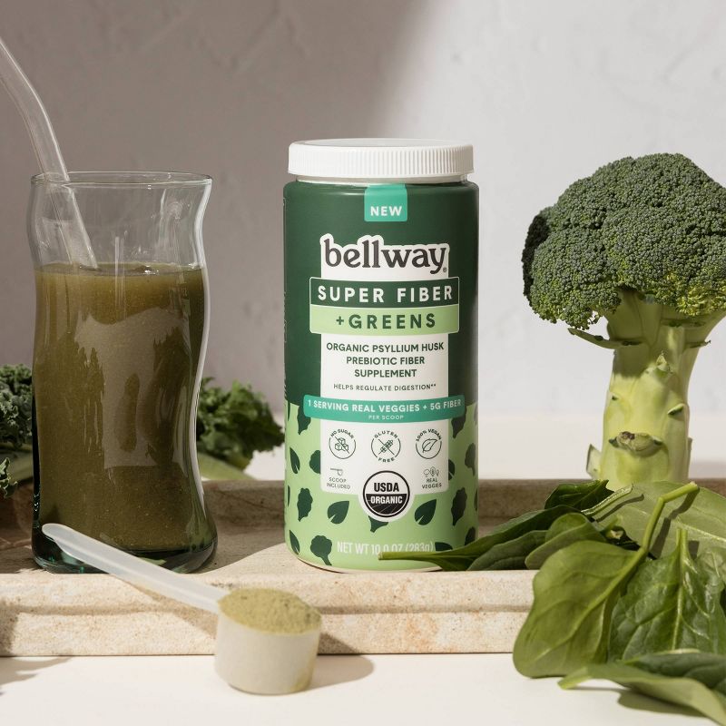 Bellway Super Fiber Digestive Powder - Mixed Greens - 10oz, 5 of 6