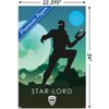 Trends International Marvel Heroic Silhouette - Star Lord Unframed Wall Poster Prints - 3 of 4