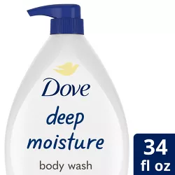 Dove Beauty Deep Moisture Body Wash Pump - 34 fl oz