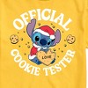 Men's - Lilo and Stitch - Christmas Official Cookie Tester Short Sleeve Graphic T-Shirt - 2 of 4