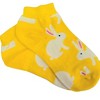 Yellow Bunny Ankle Socks (Women's Sizes Adult Medium) from the Sock Panda - 3 of 3