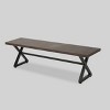 Isola 6pc Aluminum and Wicker Dining Set - Brown - Christopher Knight Home - 4 of 4