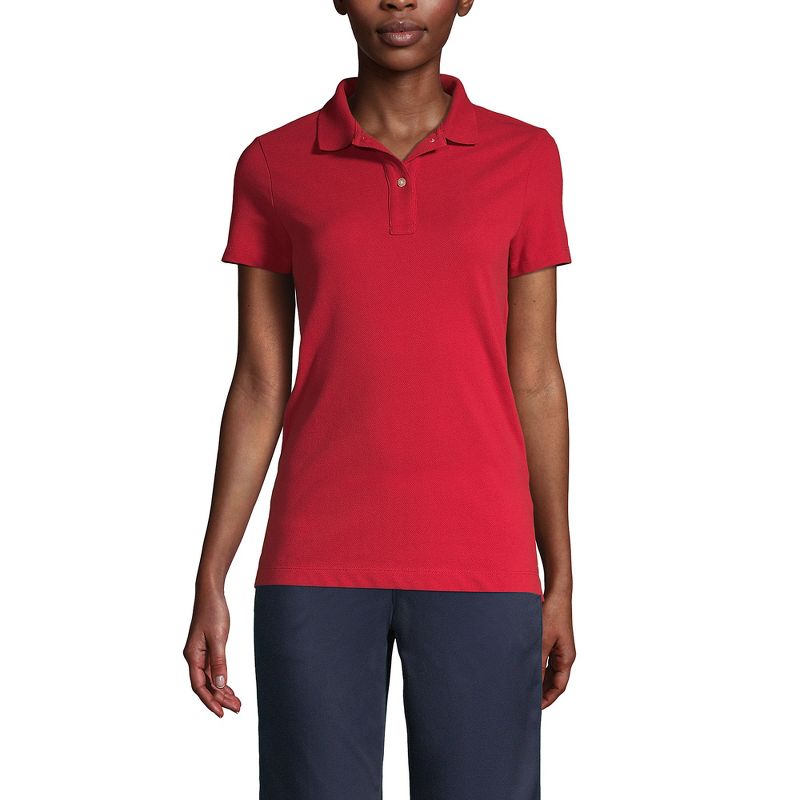 School Uniform Young Women's Short Sleeve Feminine Fit Mesh Polo Shirt, 2 of 3