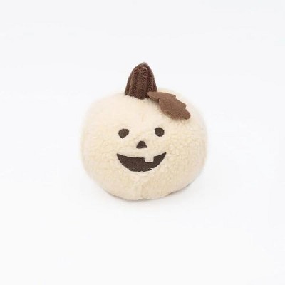 ZippyPaws - Halloween Jumbo Pumpkin - Dog Toy for Large Dogs - Fleece
