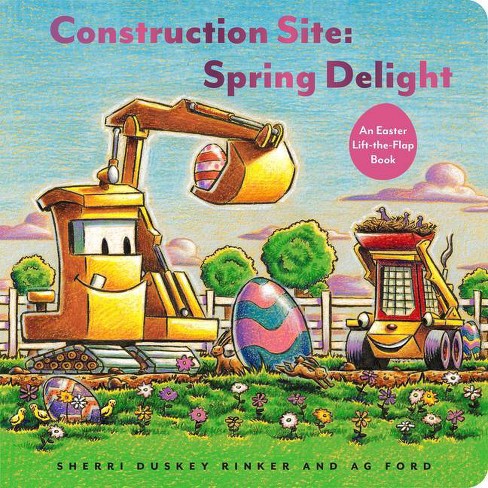 Construction Site: Spring Delight - (Goodnight, Goodnight Construction Site) by  Sherri Duskey Rinker (Board Book) - image 1 of 1