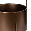 Kate and Laurel Peeto  Metal Freestanding Planter, 2 Piece, Bronze - 4 of 4