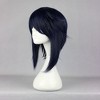 Unique Bargains Women's Halloween Wigs 16" Deep Blue with Wig Cap - image 3 of 4