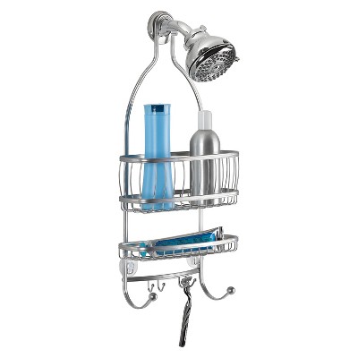 York Lyra Shower Caddy Silver - iDESIGN