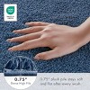 SEVOBAL Bathroom Rugs Bath Mat Rug Home Decor Carpet Shower Mat Non-Skid for Toilet Side Floor Shower Room Bathroom, Navy, 72"*24"*0.75" - 3 of 4