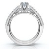 Pompeii3 1Ct TW Vintage Engagement Wedding Ring Set Lab Created 14k Gold - 3 of 4