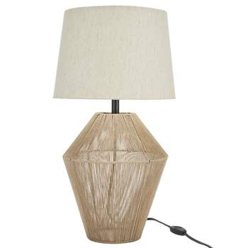 23" Natural Jute Woven Table Lamp - Nourison
