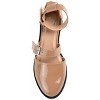 Journee Collection Medium and Wide Width Women's Constance Flat Mocha 8.5WD - 4 of 4