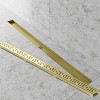 Linear Shower Drain - C06 Brushed Gold - 48 Inches - 2 of 4