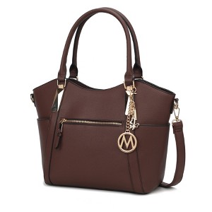 MKF Collection Janise Solid Vegan Leather Tote Bag Purse by Mia K - 1 of 4