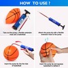 GSE Set of 6 Sports Balls for Kids, Included 5" Basketball, 5" Volleyball, 5" Soccer Ball, 5" Playground Ball, 6.5" Football & 2.75" Baseball - 4 of 4