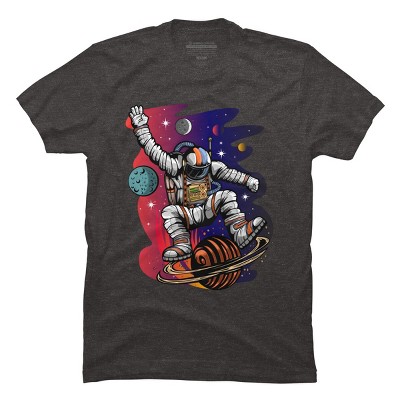 Men's Design By Humans Space Ride By Adamzworld T-Shirt
