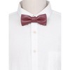 INSPIRE CHIC Elerevyo Men's PU leather Pre-tied Adjustable Bow Tie - 4 of 4