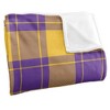 Hunter College Campus Plaid Spirit Silky Touch Super Soft Throw Blanket 50x60 - 3 of 4