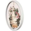 Creative Products Vintage Floral Birdcage 20 x 20 Round White Framed Print - 2 of 4