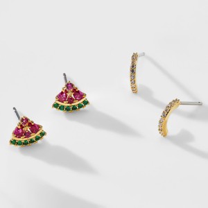 AJOA WATERMELON SET OF STUD EARRINGS - 1 of 1
