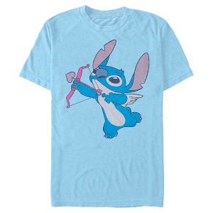 Men's Lilo & Stitch Love Shot T-Shirt - 1 of 4