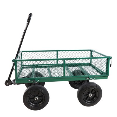Solid wheels Tools cart Wagon Cart Garden cart trucks