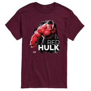 Men's - Marvel - Red Hulk Short Sleeve Graphic T-Shirt - 1 of 4