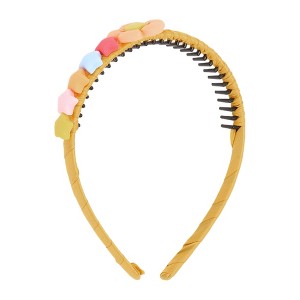 Unique Bargains Gilr's Classic Flower Headbands 5.51"x4.72"x1.34" 1 Pc - 1 of 3