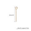 Unique Bargains DIY Craft Necklaces Bracelets Earrings Jewelry Making Iron 21 Gauge Eye Pins 500 Pcs - 2 of 4