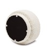 UPHA 15" H Boucle Mushroom shaped Footstool Ottoman for Living Room - 4 of 4